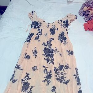 Free peoples movements mini open back dress